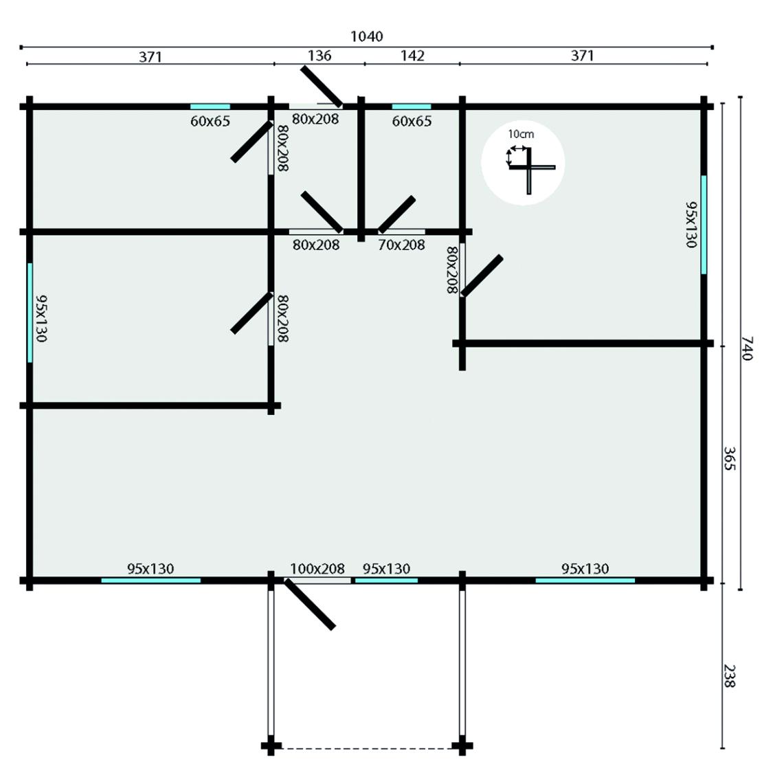 Sommerhus / Hytte FINN – 92 mm 74 m2 PETER-HOLMBERG 