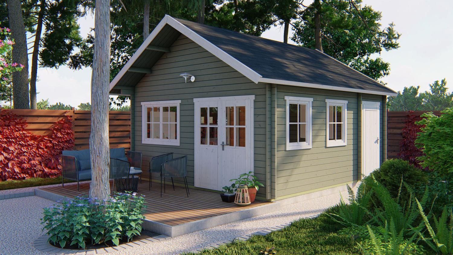 BERLIN Kolonihavehus eller fritidshus i træ PETER-HOLMBERG 