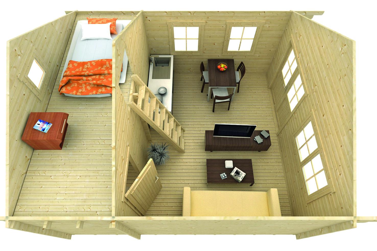 BERLIN Kolonihavehus eller fritidshus i træ PETER-HOLMBERG 