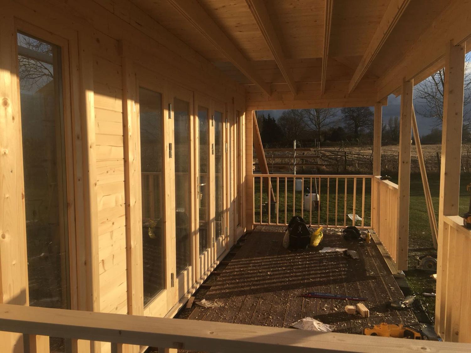 Havehus Olaug 44 mm med veranda – 29,8 m² PETER-HOLMBERG