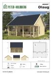 Havehus Olaug 44 mm med veranda – 29,8 m² PETER-HOLMBERG