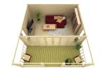 Havehus Olaug 44 mm med veranda – 29,8 m² PETER-HOLMBERG