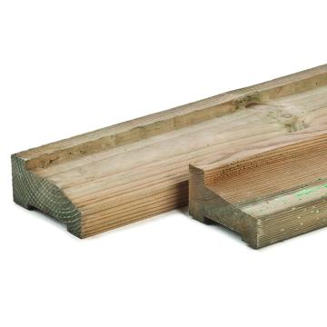 Standard Fundament rem med drypkant til en vægtykkelse på 19 til 44 mm.