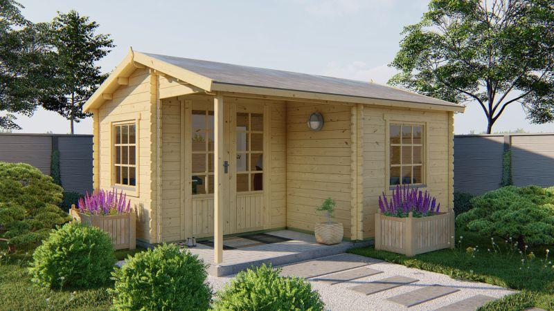 Hytte / Gæstehus 20,5 m2 Johan 500x410x264cm PETER-HOLMBERG