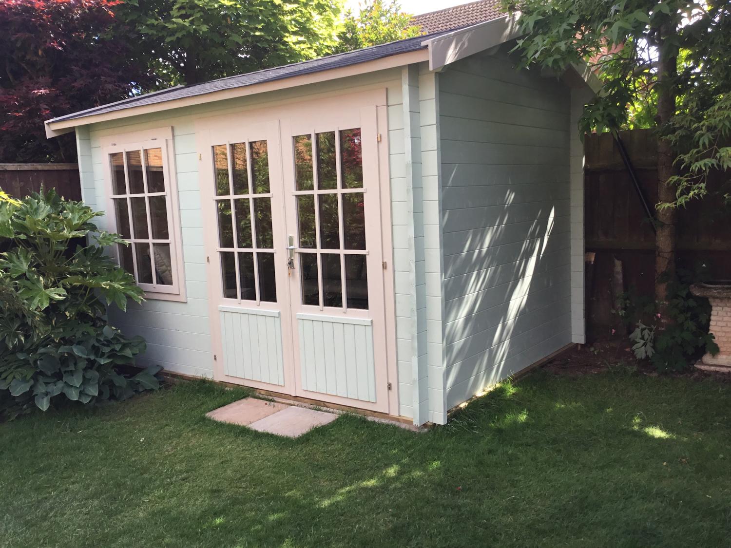 Havehus 8,75 m2 Daisy 40 mm 350 x 250 cm PETER-HOLMBERG