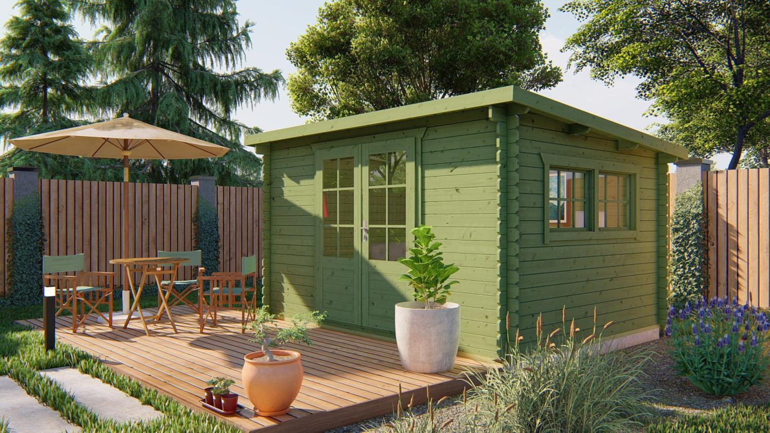 HaveHytte Loya 28 mm 380x300x220 cm 9,9 m2 PETER-HOLMBERG