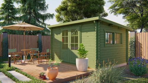 HaveHytte Loya 28 mm 380x300x220 cm 9,9 m2 PETER-HOLMBERG