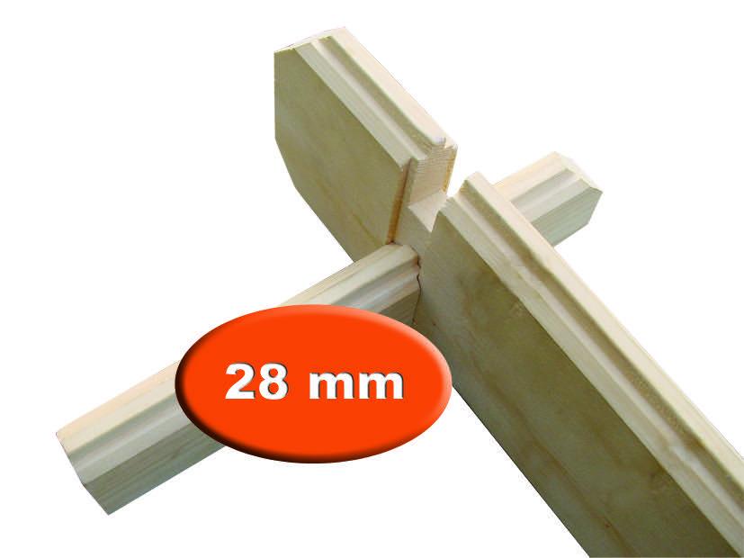 HaveHytte Loya 28 mm 380x300x220 cm 9,9 m2 PETER-HOLMBERG