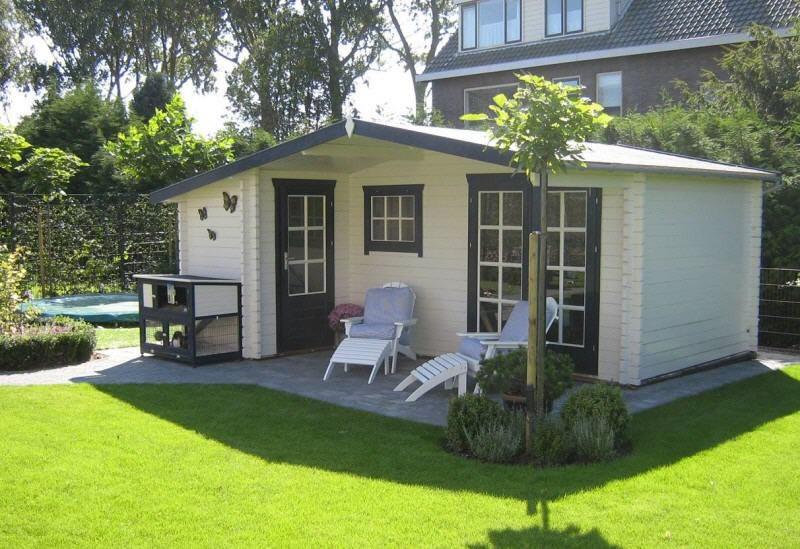 Bjælkehytte Wolfgang 44 mm ubehandlet 530x450 cm  PETER-HOLMBERG