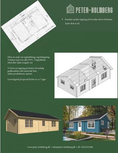 Design dit eget træhus – Sommerhus, Kolonihavehus, Tiny House, Anneks eller Havehus PETER-HOLMBERG.DK