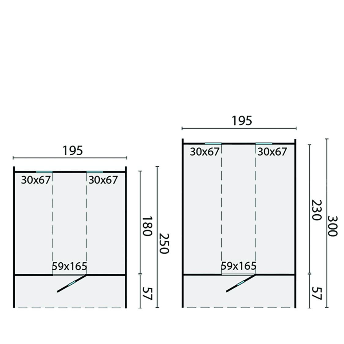 Udendørs Saunatønde i træ Ø205 x 250 cm - 38 mm PETER-HOLMBERG
