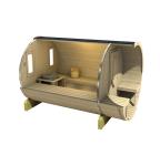 Udendørs Saunatønde i træ Ø205 x 250 cm - 38 mm PETER-HOLMBERG