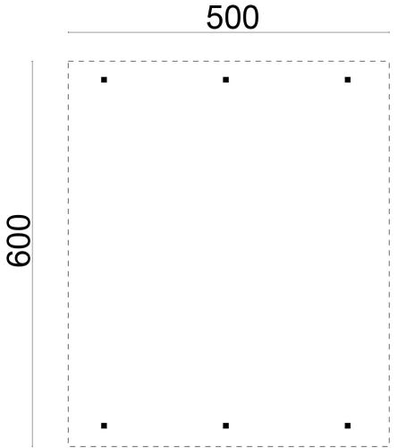 Dobbelt Carport 600 x 500 cm Tryk imprægneret PEFC PETER-HOLMBERG