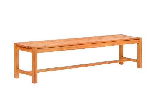 Teak Tennis Bænk 200 x 40 cm – klassisk havebænk i massivt teaktræ PETER-HOLMBERG