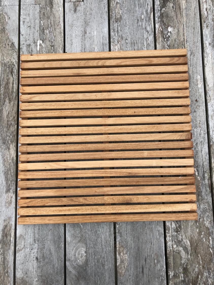 Bangkirai Hårdttræs terrassefliser i 100 x 100 cm PETER-HOLMBERG.DK 