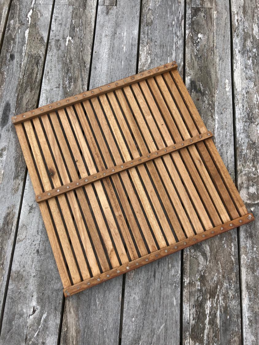 Bangkirai Hårdttræs terrassefliser i 100 x 100 cm PETER-HOLMBERG.DK 