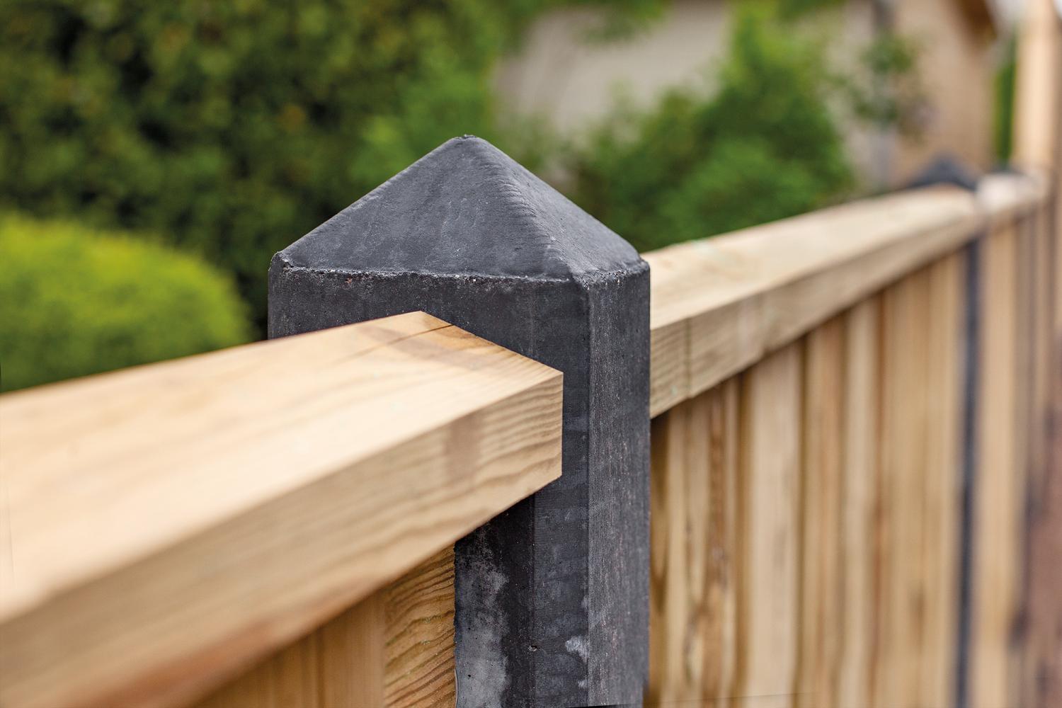 Ende Betonstolper 10x10 cm  Koks Grå  Model IJssel Flere Størrelser PETER-HOLMBERG