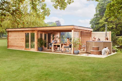 Havehus / Poolhouse CASPER 58 mm 900x400x236 cm PETER-HOLMBERG 