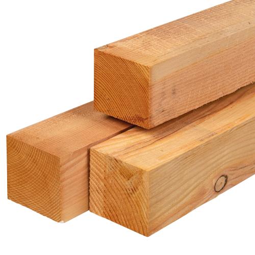 Douglas Stolper 120 × 120 mm – PEFC-certificeret | Kraftige træstolper til hegn & konstruktion