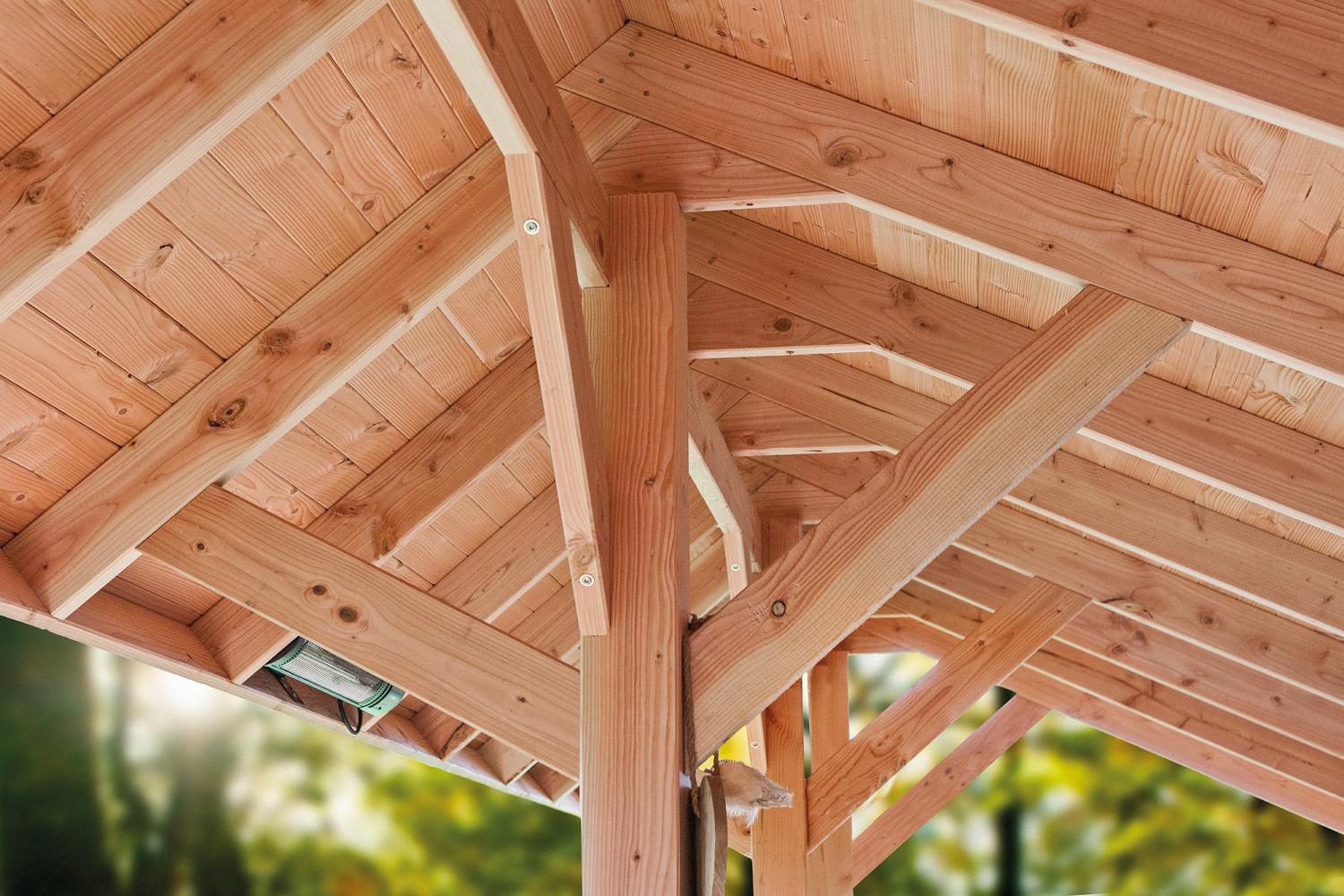 Douglas Stolper 120 × 120 mm – PEFC-certificeret | Kraftige træstolper til hegn & konstruktion