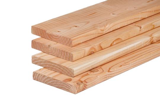 28 x 175 x 4000 mm Douglas Terrassebrædder - Tørret PEFC