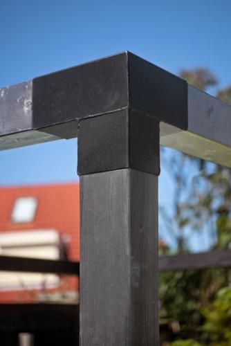150x150 mm Pergola Galvaniseret 3-vejs hjørnemodel