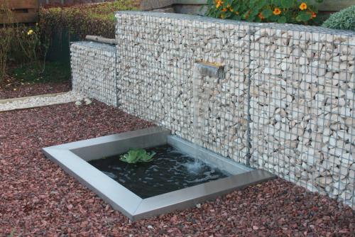 Gabion System 100x200 cm Gabion 4,5 x 4,5 cm Tråd element