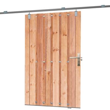 Skydedør udendørs 130x195  REED CLASS WOOD