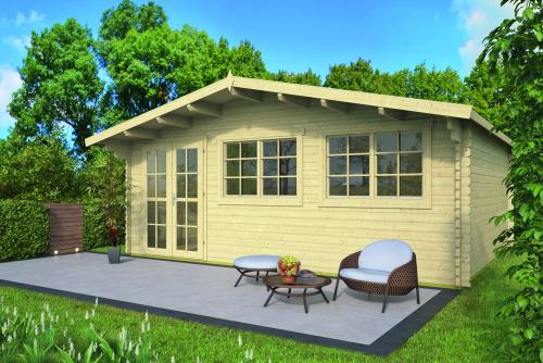 44 mm BJÆLKEHYTTE 5,95 X 5 M PETER-HOLMBERG 