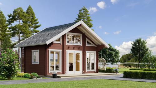 Sauna / Camping Hytte 70 mm 570 x 350 cm PETER-HOLMBERG