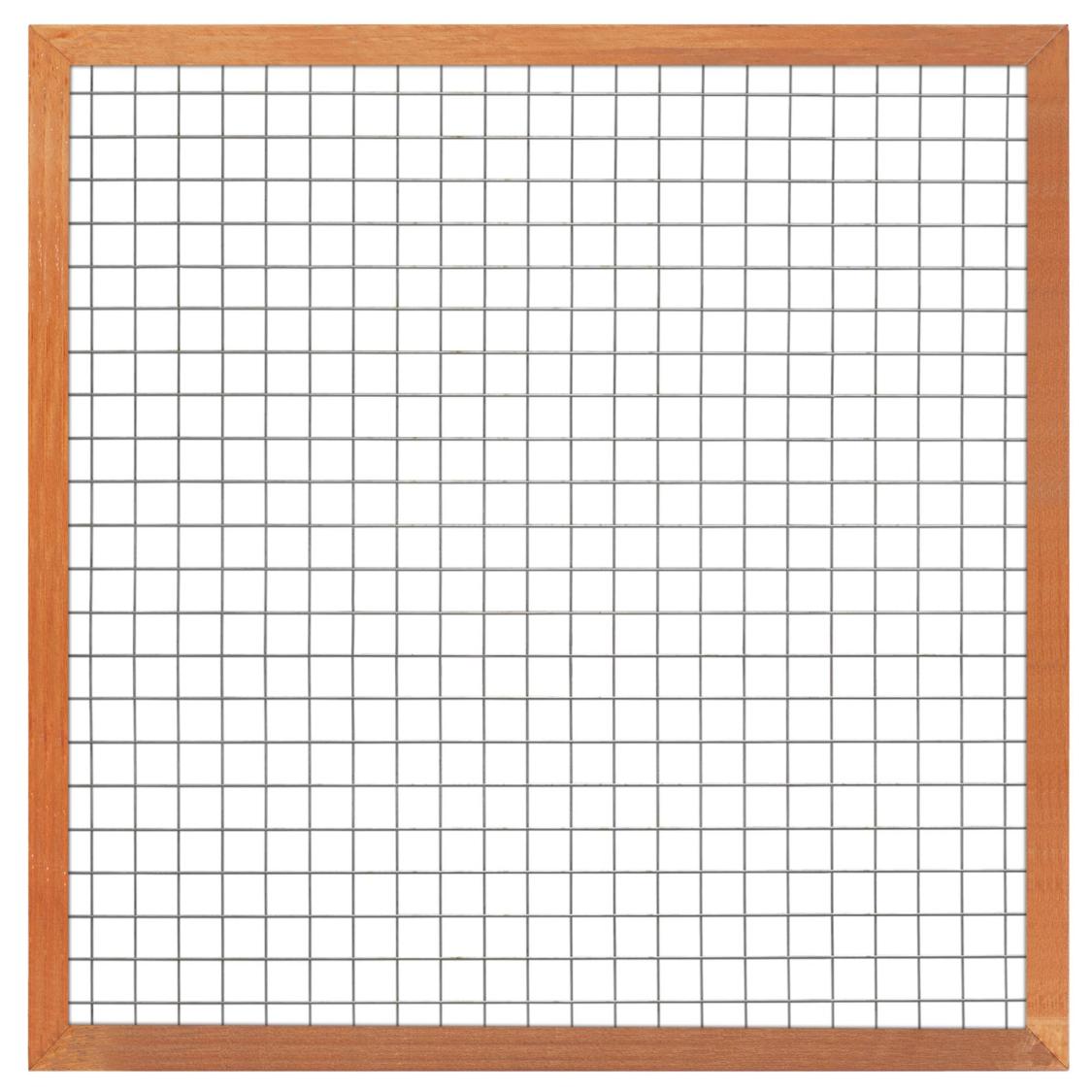 Rionet i Hårdttræs ramme 180 x 180 cm PETER-HOLMBERG