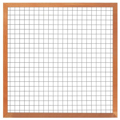 Rionet i Hårdttræs ramme 180 x 180 cm PETER-HOLMBERG