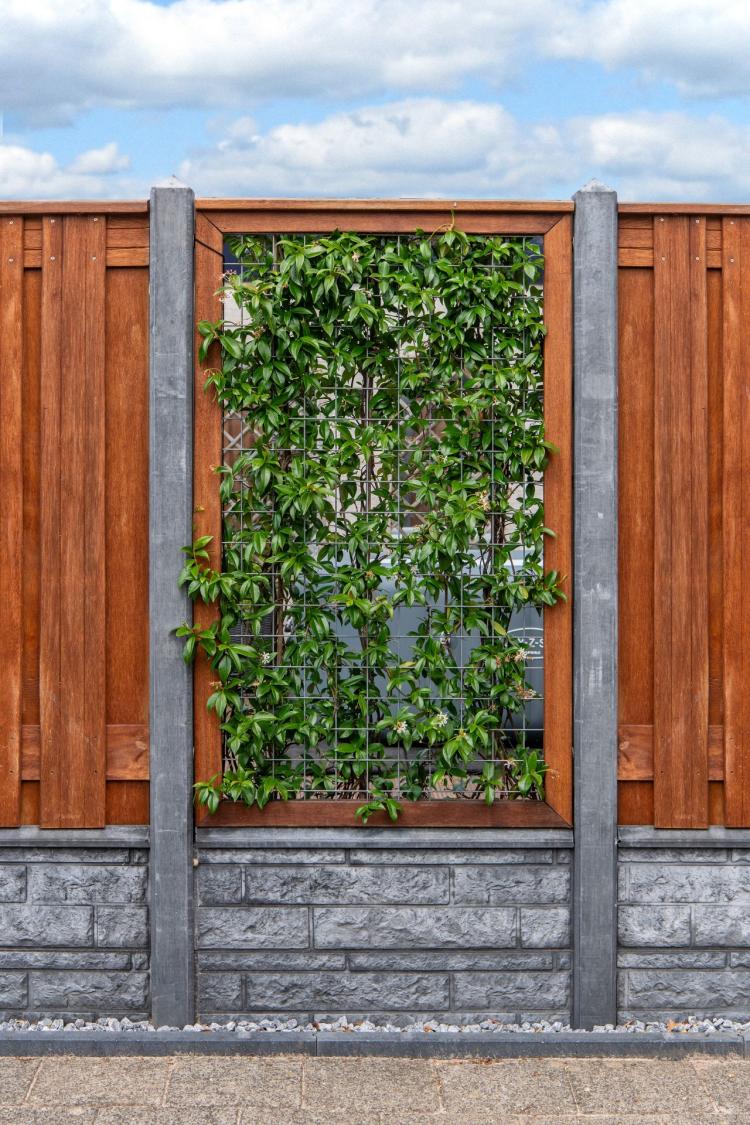 Rionet i Hårdttræs ramme 180 x 180 cm PETER-HOLMBERG