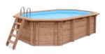 Luksus træ swimmingpool 563x352x124cm PETER-HOLMBERG