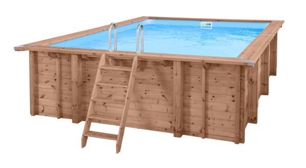 600x419x131cm Luksus swimming pool  i træ