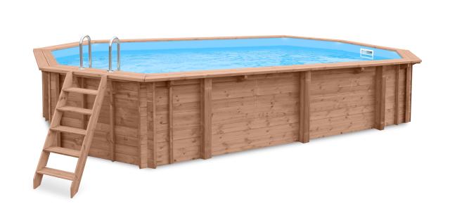 Luksus træ swimmingpool  727x396x138cm