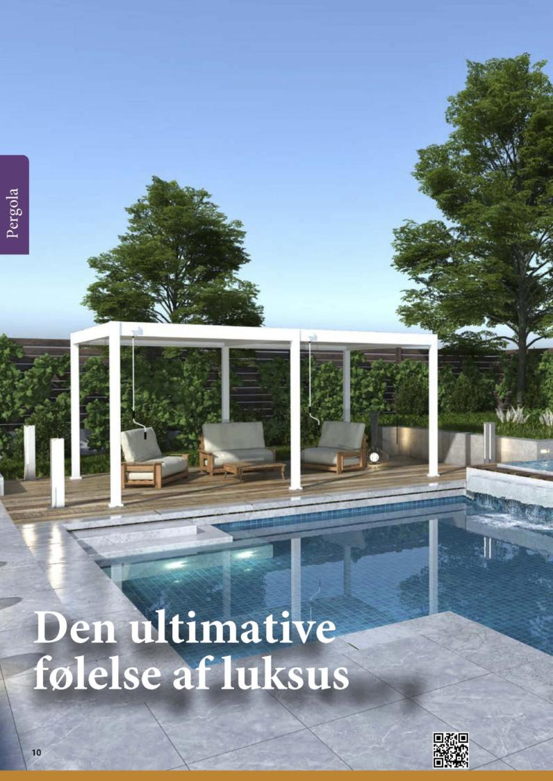 Alu Pergola Toronto – Fritstående Elegance i Hvid PETER-HOLMBERG 