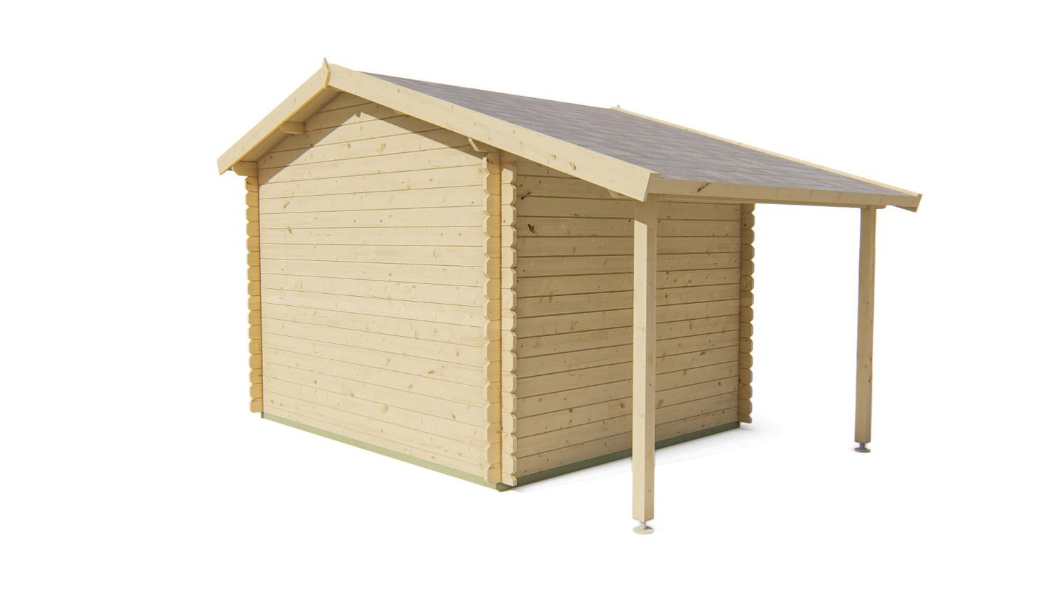 Havehus 7,8 m2  28 mm  Lars – 300 x 260 cm PETER-HOLMBERG