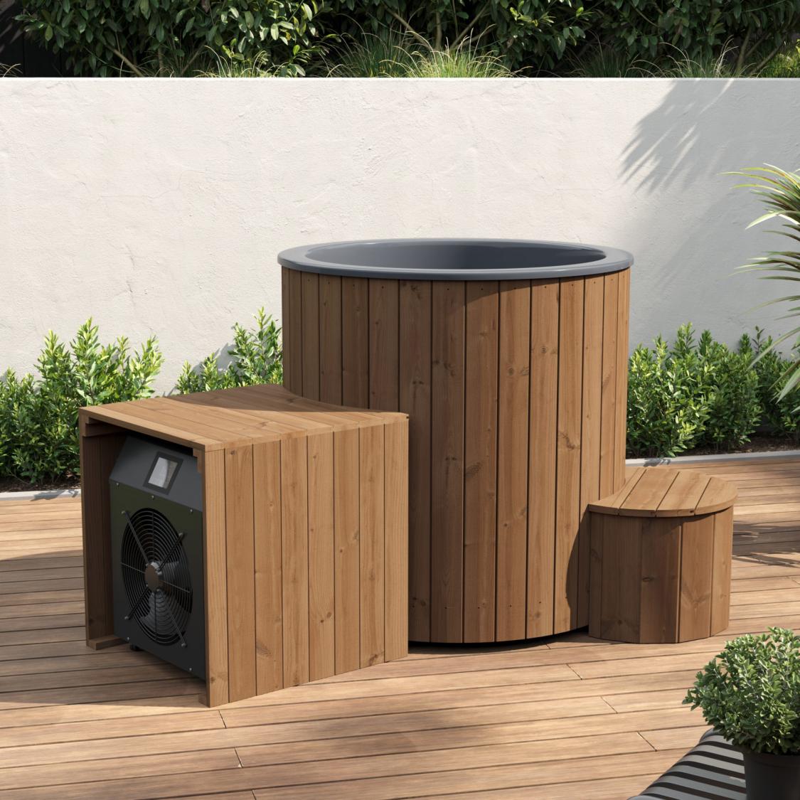 Isbad delux med Avanceret Varme- og Køle pumpe fra 3-45 °C. PETER-HOLMBERG