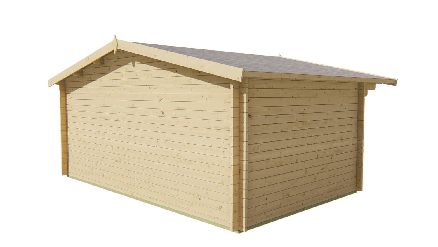Havehus 14 ,5 m2 500x390x243cm Karen 40 mm | ubehandlet PETER-HOLMBERG