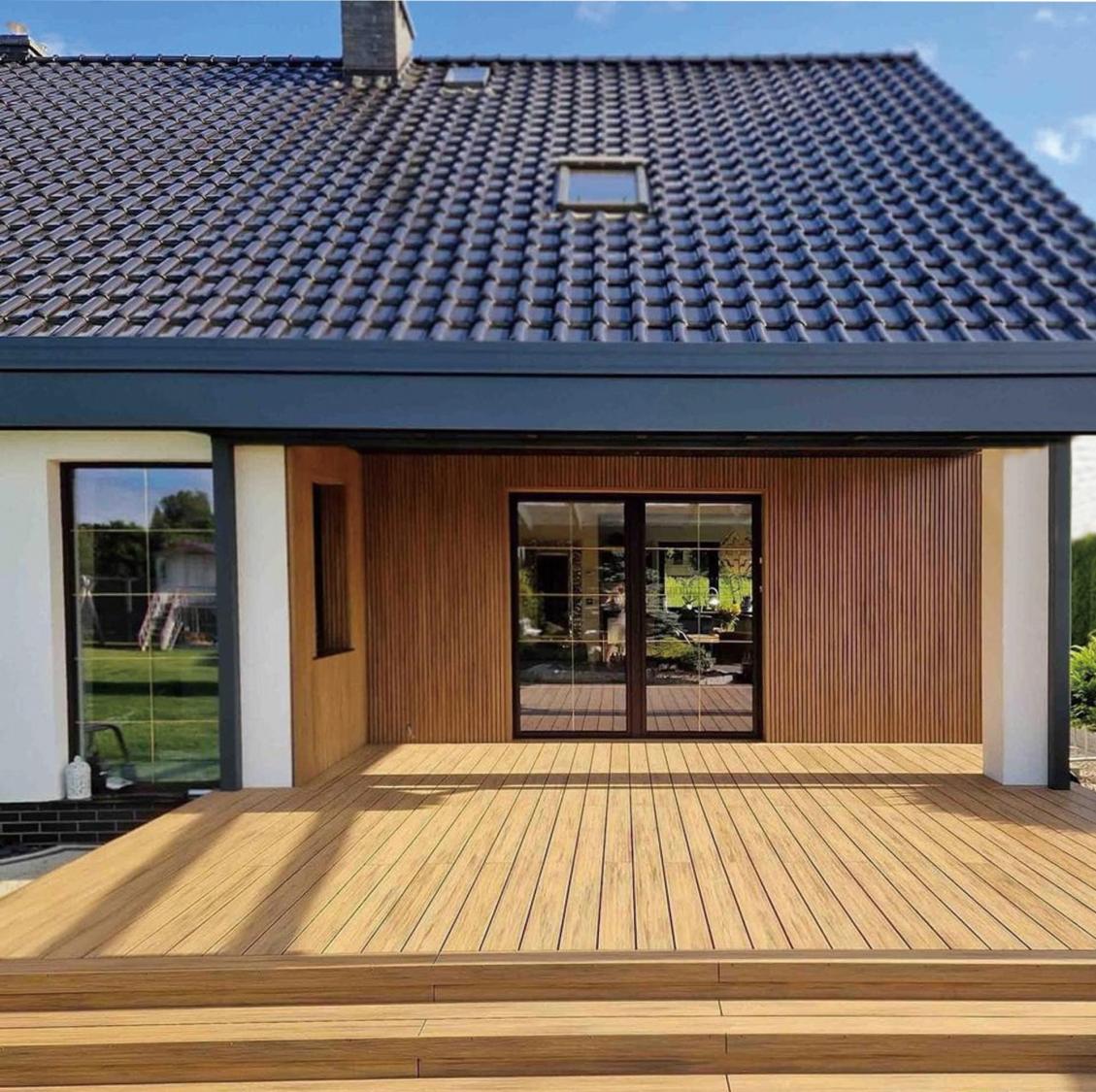 33 x 170 x mm Komposit 55 Facade Beklædning FSC - Brandklasse Euroclass D - s1 d0  facade PETER-HOLMBERG