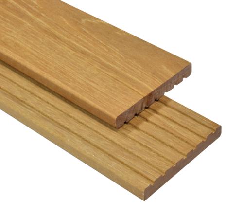 25x145 mm Bangkirai Terrassebrædder 1 side 7-riller PETER-HOLMBERG