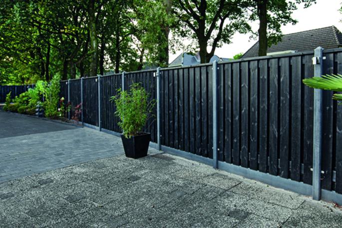  Mellem H Betonstolper 10 x 10 cm Koks Grå  PETER-HOLMBERG