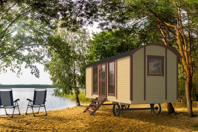 600 x 240 cm 14,4 m2 Husvogn - Cirkusvogn PETER-HOLMBERG