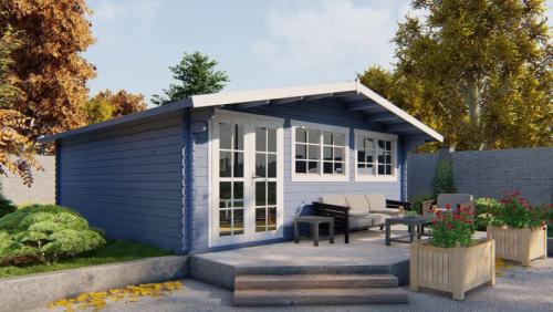 Havehus Helle – 580 x 580 cm 44 mm PETER-HOLMBERG 