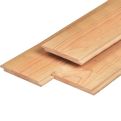 Douglas facadebræt 18x195 mm med fals – høvlet 3 sider / fint savet PETER-HOLMBERG