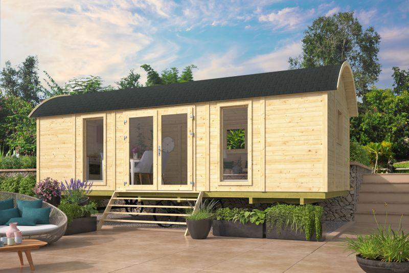 720 x 328 cm Cirkusvogn Dan ca 23,6 m2 PETER-HOLMBERG