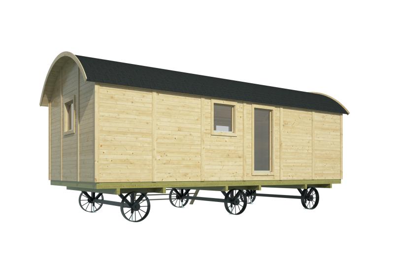 720 x 328 cm Cirkusvogn Dan ca 23,6 m2 PETER-HOLMBERG