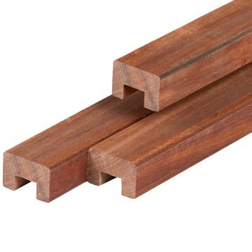 45 x 70 mm hårdttræ U Topliste til Spuns Angelim vermelho høvlet Flere Varianter 