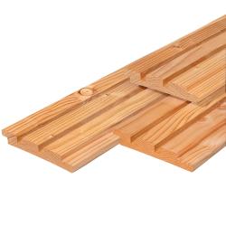 19x130x  mm Douglas PEFC trippel facade profilbræt PETER-HOLMBERG